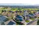 Beautiful aerial view of the home, highlighting its proximity to a lush green golf course at 492 E 131St Ave, Thornton, CO 80241