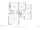First floor plan showing the living room, kitchen, dining room, garage and entry way at 19131 E Garden Pl, Centennial, CO 80015
