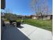 Landscaped backyard with a large patio area, perfect for outdoor entertaining at 4614 Lyndenwood Cir, Highlands Ranch, CO 80130