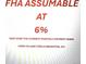 Advertisement for FHA assumable loan at 6% interest rate and $3880 monthly payment at 12400 Village Cir, Brighton, CO 80603