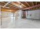 Unfinished basement with ample storage space at 6415 Trailhead Rd, Highlands Ranch, CO 80130