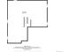 Floor plan displaying the full unfinished basement of the property at 2938 S Zeno Way, Aurora, CO 80013