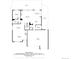 Detailed first floor plan highlighting the layout of the living areas, kitchen, and garage at 2938 S Zeno Way, Aurora, CO 80013