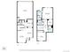 Detailed floor plan showcasing the layout of the home's first and second floors at 9758 Laredo St # 35B, Commerce City, CO 80022