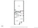 First floor layout displaying the garage, kitchen, living room, and dining area at 9758 Laredo St # 35B, Commerce City, CO 80022