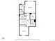Second floor layout featuring the Primary bedroom, bath, laundry, and additional bedroom at 9758 Laredo St # 35B, Commerce City, CO 80022