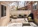 Private backyard patio offering a relaxing outdoor living space at 910 Steele St, Denver, CO 80206