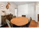 Dining room features a wooden table, chairs, and decorative wall paneling at 910 Steele St, Denver, CO 80206