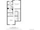 Upstairs floorplan showcasing bedrooms, bathrooms, laundry, and walk-in closets of the house at 9758 Laredo St # 37C, Commerce City, CO 80022