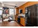 Bright kitchen with stainless appliances, modern cabinetry, and a cozy breakfast nook at 2460 W 29Th Ave # 104, Denver, CO 80211