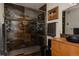 Luxurious shower with dual shower heads and tiled walls, creating a spa-like experience at 2460 W 29Th Ave # 104, Denver, CO 80211