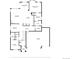 Home floorplan featuring labeled rooms including the primary bedroom, kitchen, living room, dining room, and garage at 2065 Sage Grouse Way, Castle Rock, CO 80109