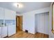 Bright laundry room with closet space, a window and white appliances at 273 S 13Th Ave, Brighton, CO 80601