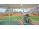 Back patio features a grill, vibrant green grass, and a privacy fence creating an inviting outdoor space at 2194 S Braun Way, Lakewood, CO 80228