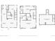 Floor plans of the first floor, second floor, and basement that display layout and measurements at 1690 Spruce St, Denver, CO 80220