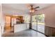 Bright kitchen with stainless steel appliances and access to the backyard at 11682 E Iowa Ave, Aurora, CO 80012
