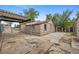 Ample parking space in the home's backyard with covered area and room for RV at 530 S Quitman St, Denver, CO 80219