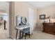 Bright room with vanity area and stylish decor at 9290 Melborne Ct, Parker, CO 80134