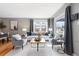 Bright and airy living room with hardwood floors, stylish seating, and plenty of natural light at 3080 S Eudora St, Denver, CO 80222