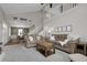 Spacious living room with vaulted ceilings and lots of natural light at 7291 E Bentley Cir, Centennial, CO 80122