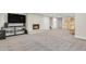 Spacious finished basement featuring a fireplace and tv area for entertaining at 3175 Zinnia Ct, Golden, CO 80401