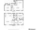 Detailed floor plan showcasing the layout of both floors, highlighting room dimensions and key features at 5870 Quail St, Arvada, CO 80004