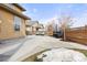 Spacious backyard features an inviting patio area ideal for outdoor dining and entertaining at 6731 Pinery Villa Pl, Parker, CO 80134