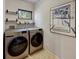 Functional laundry room with modern appliances and open shelving at 324 County Road 672, Breckenridge, CO 80424