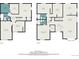 Detailed floor plan showcasing the layout of the two-story home, including room dimensions at 8210 W 72Nd Pl, Arvada, CO 80005