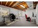 Brightly lit basement featuring a desk and chairs providing a great workspace at 10103 Knoll Cir, Highlands Ranch, CO 80130