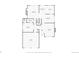 Floor plan of main level featuring kitchen, living room, dining room and garage at 3283 W 102Nd Pl, Westminster, CO 80031