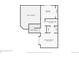 Detailed floor plan showcasing the layout of the home's second floor, including bedroom and bathroom dimensions at 944 E Lily Ct, Highlands Ranch, CO 80126