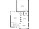 Detailed floorplan showcasing the layout, dimensions, and room names for the first floor at 12427 James Ct, Broomfield, CO 80020