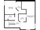 Detailed floorplan showcasing the layout, dimensions, and room names for the basement level at 12427 James Ct, Broomfield, CO 80020