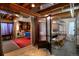 Finished basement featuring an open area with a potential for a massage or other relaxing activities at 13441 Cherry St, Thornton, CO 80241