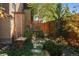 Zen garden with a stone path, bamboo accents, and privacy fence at 48 Newport St, Denver, CO 80230