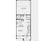 Detailed floor plan of the home's first floor, including kitchen, living and garage dimensions at 17117 W 91St Ln, Arvada, CO 80007