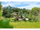Private backyard featuring lush greenery, lawn chairs, and manicured garden at 1315 Tipperary St, Boulder, CO 80303