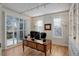 Bright home office with natural light and custom built-in shelving at 14032 Park Cove Dr, Broomfield, CO 80023