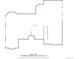 Basement floor plan displaying the unfinished area with stairs and a large open space at 575 Howling Cir, Elizabeth, CO 80107