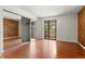 Bright bedroom with sliding glass doors to a balcony, offering natural light and space at 3662 S Granby Way # J05, Aurora, CO 80014