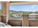 Balcony with mountain view of surrounding neighborhood at 6338 Spotted Fawn Run, Littleton, CO 80125
