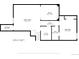 Basement floor plan features a Gathering room, a room, a bedroom, a storage, a hall, a utility and a bath at 6338 Spotted Fawn Run, Littleton, CO 80125