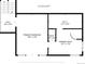 Floor plan with primary bedroom, primary bath, walk-in closet, another bath and hall at 6338 Spotted Fawn Run, Littleton, CO 80125