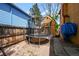 Fully fenced backyard featuring a trampoline at 3201 W 126Th Ave, Broomfield, CO 80020