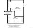 Floor plan of a level featuring a bedroom, and bath at 3201 W 126Th Ave, Broomfield, CO 80020