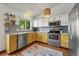 Bright eat-in kitchen has stainless steel appliances and plenty of cabinet space at 3201 W 126Th Ave, Broomfield, CO 80020