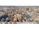 High-angle view of densely packed neighborhood homes, displaying the community's layout and residential appeal at 4445 Pearl St, Denver, CO 80216