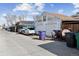 A spacious detached two-car garage, surrounded by a fenced yard at 4445 Pearl St, Denver, CO 80216