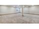 Large finished basement featuring neutral carpet, recessed lights, and one window at 24593 E 34Th Ave, Aurora, CO 80019